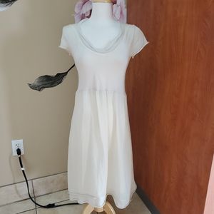 KN White Sheer Dress